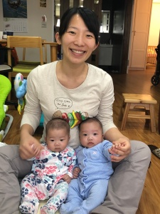 新店站社員曾智青去年底喜獲雙胞胎，堅持自煮照顧全家人飲食健康